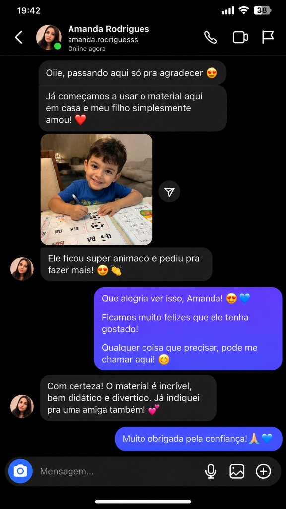 Depoimento de mãe sobre leitura para TDAH
